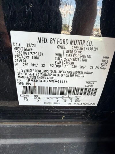 2021 Ford Explorer ST