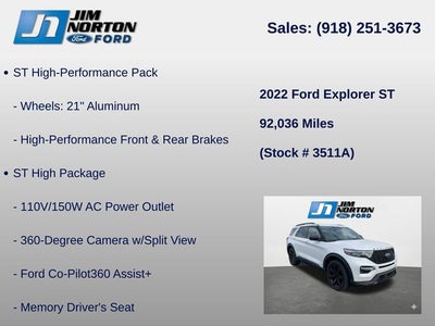 2022 Ford Explorer ST