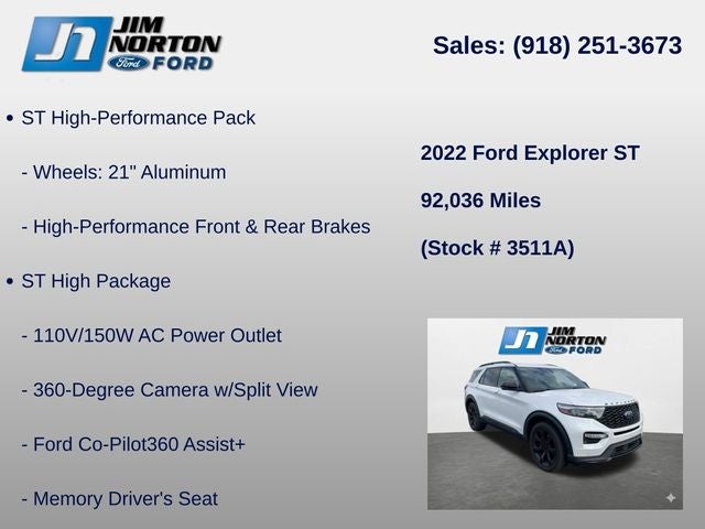 2022 Ford Explorer ST