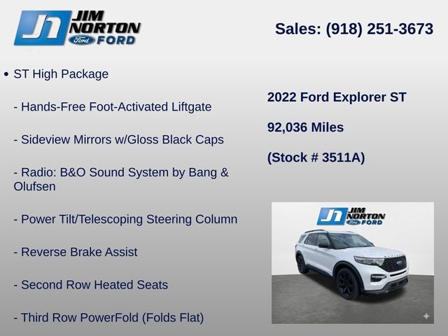 2022 Ford Explorer ST