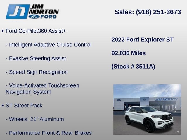 2022 Ford Explorer ST