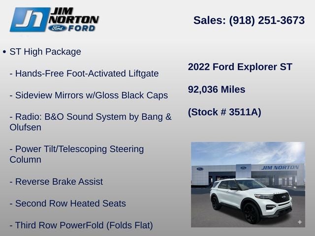 2022 Ford Explorer ST