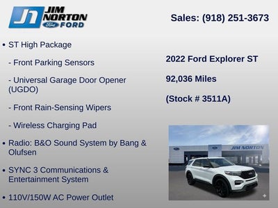 2022 Ford Explorer ST