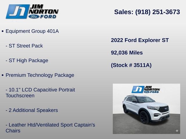 2022 Ford Explorer ST