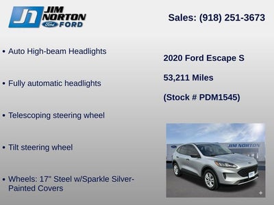 2020 Ford Escape S