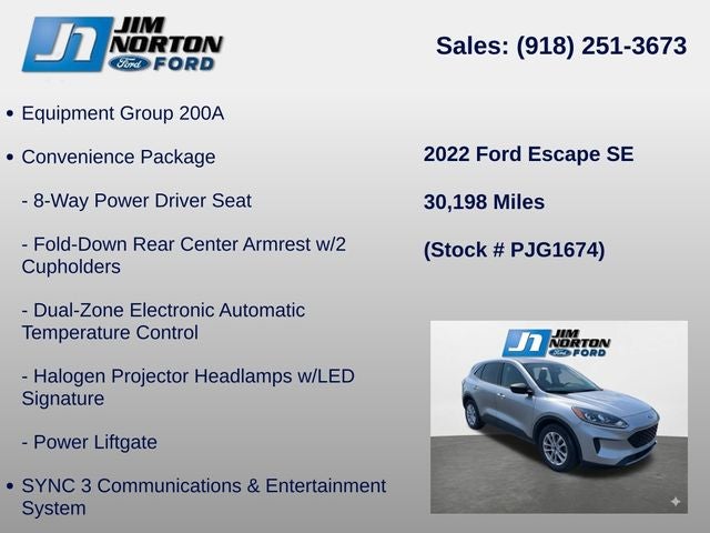 2022 Ford Escape SE