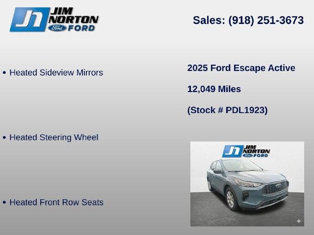 2025 Ford Escape Active