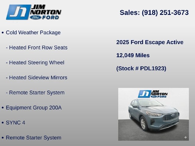 2025 Ford Escape Active