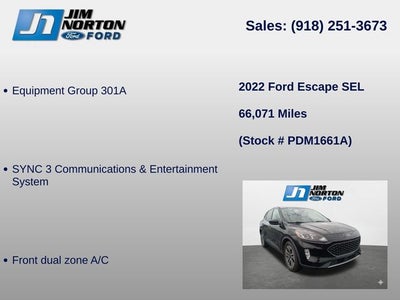 2022 Ford Escape SEL