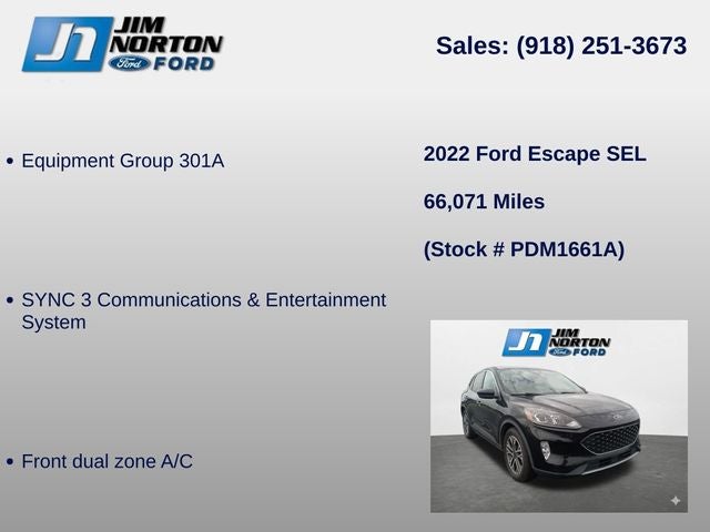 2022 Ford Escape SEL