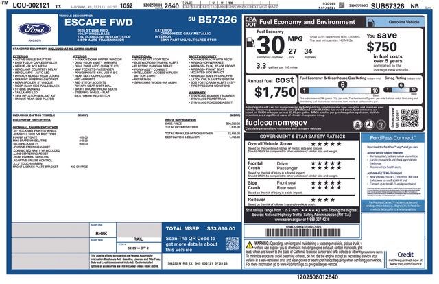 2025 Ford Escape ST-Line