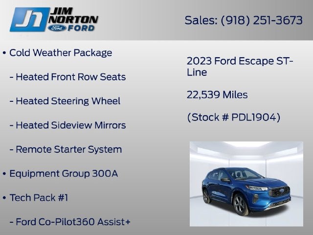 2023 Ford Escape ST-Line