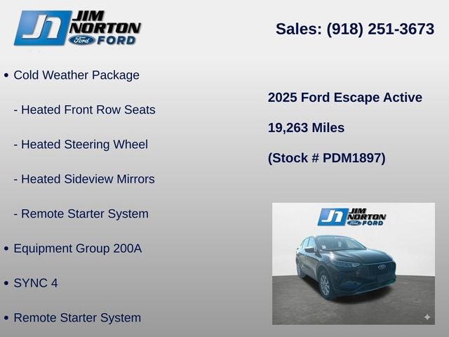 2025 Ford Escape Active