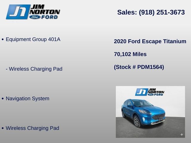 2020 Ford Escape Titanium