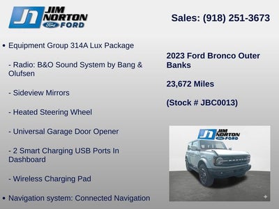 2023 Ford Bronco Outer Banks