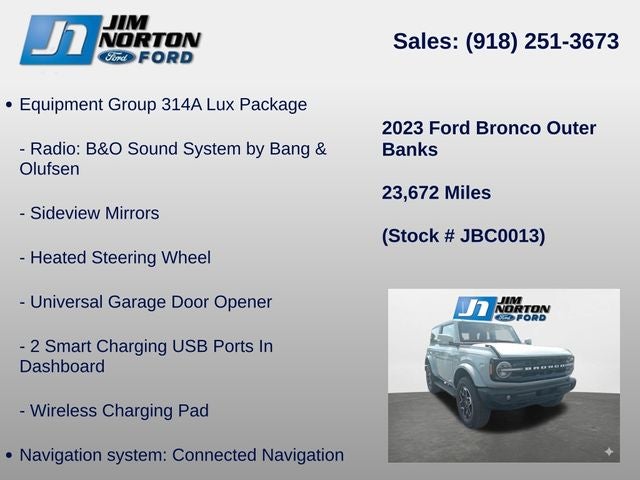 2023 Ford Bronco Outer Banks