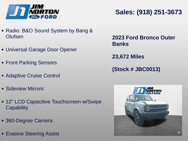 2023 Ford Bronco Outer Banks