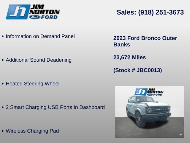 2023 Ford Bronco Outer Banks