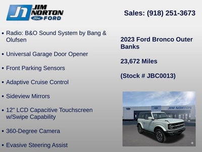2023 Ford Bronco Outer Banks
