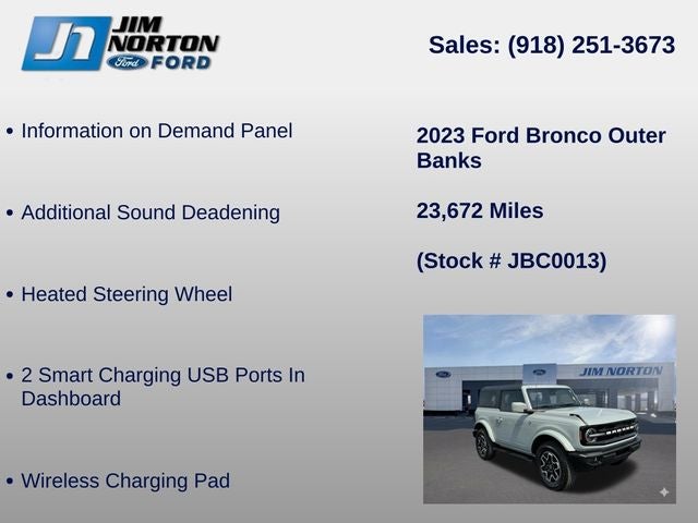 2023 Ford Bronco Outer Banks