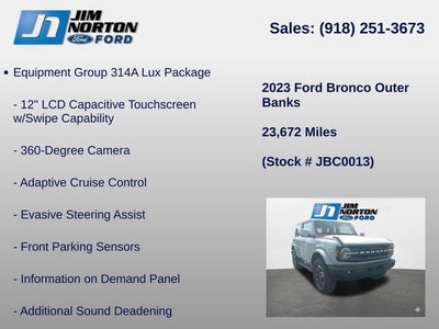 2023 Ford Bronco Outer Banks