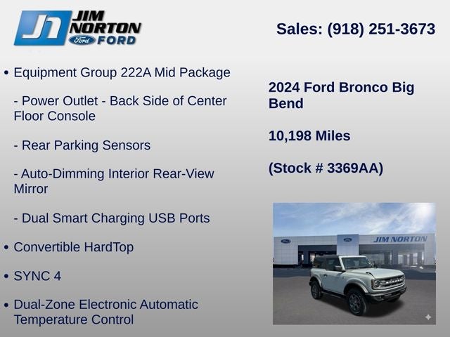 2024 Ford Bronco Big Bend