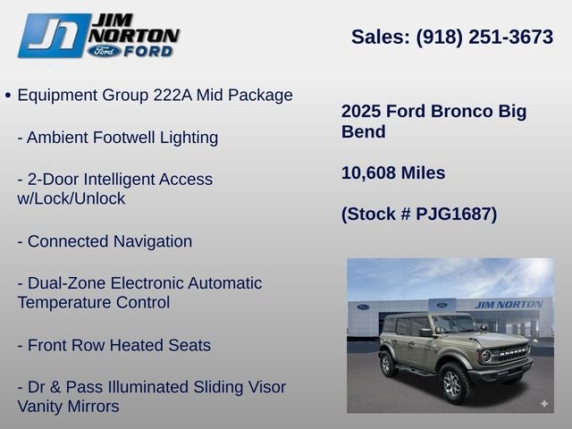 2025 Ford Bronco Big Bend