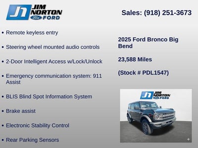 2025 Ford Bronco Big Bend