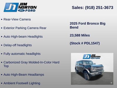 2025 Ford Bronco Big Bend