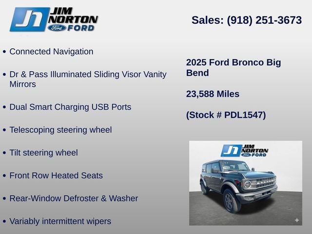 2025 Ford Bronco Big Bend