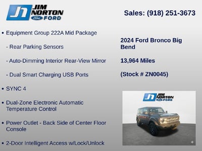 2024 Ford Bronco Big Bend