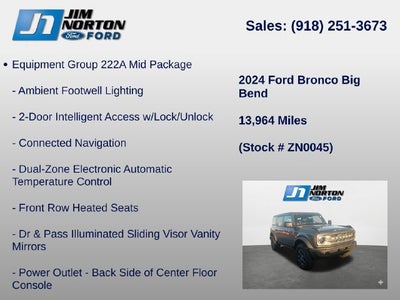 2024 Ford Bronco Big Bend
