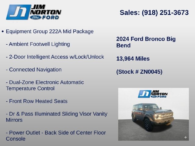 2024 Ford Bronco Big Bend