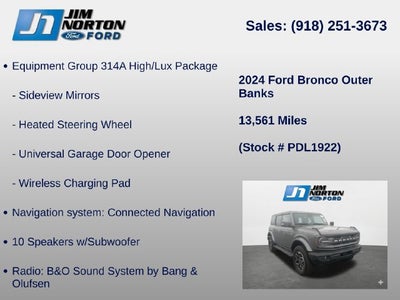 2024 Ford Bronco Outer Banks