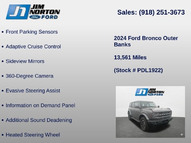2024 Ford Bronco Outer Banks