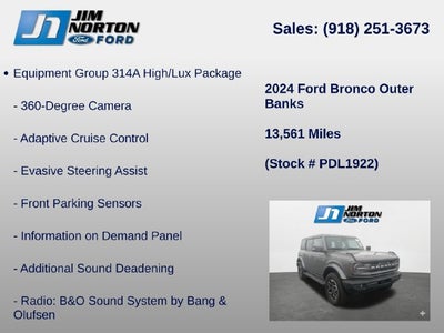 2024 Ford Bronco Outer Banks