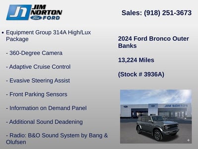 2024 Ford Bronco Outer Banks