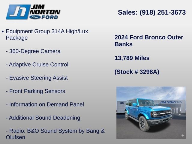 2024 Ford Bronco Outer Banks