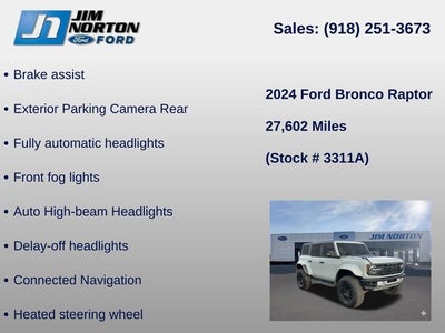 2024 Ford Bronco Raptor