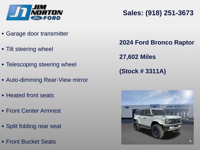 2024 Ford Bronco Raptor