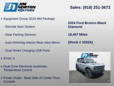 2024 Ford Bronco Black Diamond