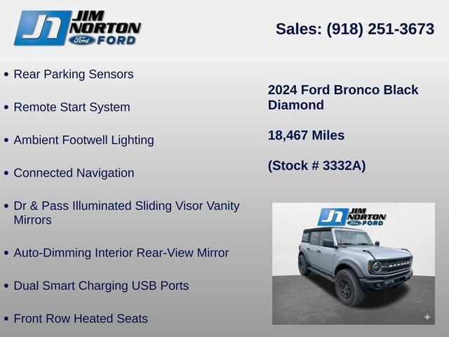 2024 Ford Bronco Black Diamond