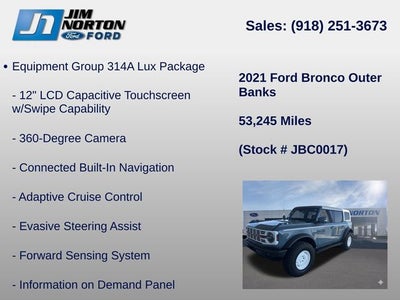 2021 Ford Bronco Outer Banks