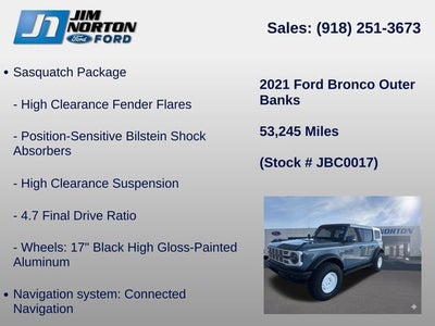 2021 Ford Bronco Outer Banks
