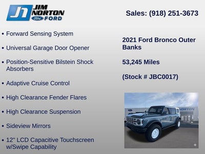 2021 Ford Bronco Outer Banks
