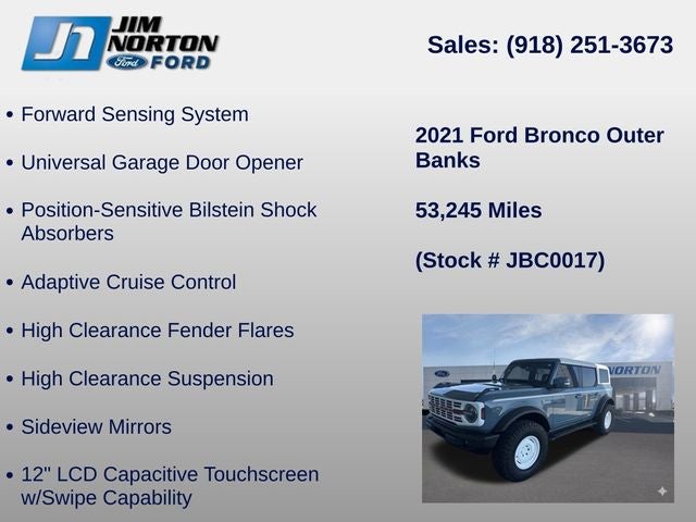 2021 Ford Bronco Outer Banks
