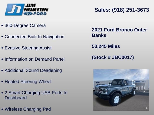 2021 Ford Bronco Outer Banks