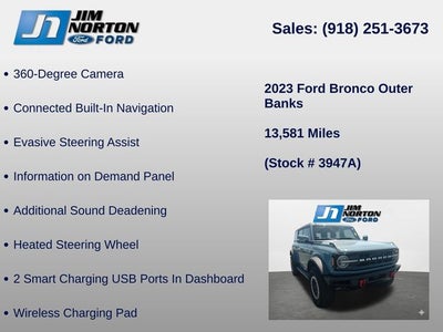 2023 Ford Bronco Outer Banks Sasquatch