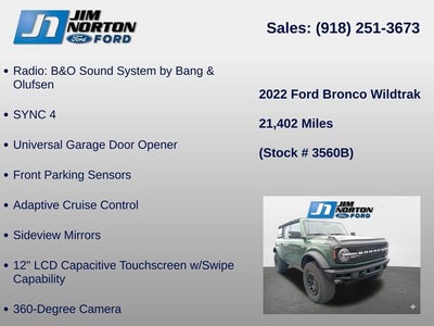 2022 Ford Bronco Wildtrak