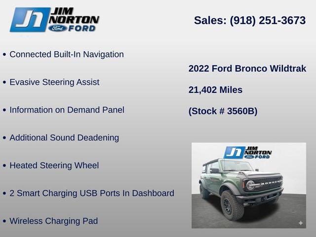 2022 Ford Bronco Wildtrak